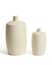 Load image into Gallery viewer, Mireni papier-mâché vase beige Ø 26 cm - image 2