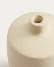 Load image into Gallery viewer, Mireni papier-mâché vase beige Ø 26 cm - image 4