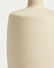 Load image into Gallery viewer, Mireni papier-mâché vase beige Ø 26 cm - image 5