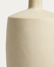 Load image into Gallery viewer, Mireni papier-mâché vase beige Ø 39 cm - image 7