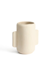 Load image into Gallery viewer, Mireni papier-mâché vase beige 38 cm