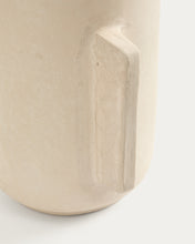 Load image into Gallery viewer, Mireni papier-mâché vase beige 38 cm - image 4