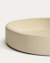 Load image into Gallery viewer, Mireni papier-mâché centrepiece beige Ø 22,5 cm - image 6