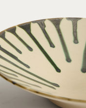 Load image into Gallery viewer, Olmera ceramic centrepiece in beige and green Ø 36.5 cm - image 4