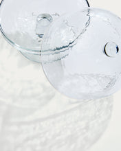 Load image into Gallery viewer, Sileia transparent recycled glass cake plate - image 6