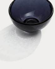 Load image into Gallery viewer, Sileia small bowl made of blue recycled glass - image 6