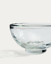 Load image into Gallery viewer, Sileia small bowl made of transparent recycled glass - image 5