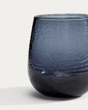 Load image into Gallery viewer, Sileia cup made of blue recycled glass - image 6