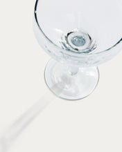 Load image into Gallery viewer, Sileia wine glass made of transparent recycled glass - image 6