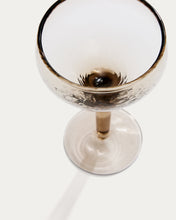 Load image into Gallery viewer, Sileia wine glass made of brown recycled glass - image 5