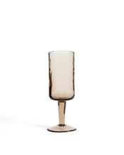 Load image into Gallery viewer, Obila wine glass made of brown recycled glass