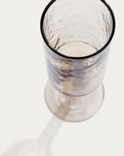 Load image into Gallery viewer, Obila wine glass made of brown recycled glass - image 5