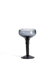 Load image into Gallery viewer, Vinea wine glass made of blue recycled glass