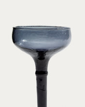 Load image into Gallery viewer, Vinea wine glass made of blue recycled glass - image 5