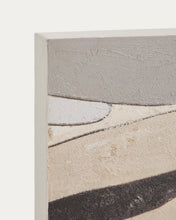 Load image into Gallery viewer, Marvilo grey and mustard abstract canvas 60 x 90cm - image 8