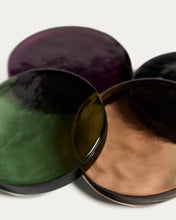 Load image into Gallery viewer, Obila set of 4 multicoloured recycled glass coasters - image 4