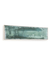 Load image into Gallery viewer, Selnar green abstract picture 182 x 47cm - image 2