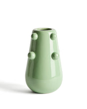 Load image into Gallery viewer, Odra vase in light green ceramic with glossy finish 25.5cm