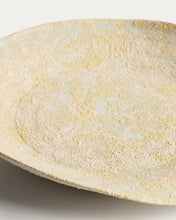 Load image into Gallery viewer, Medira ecru and yellow ceramic centrepiece Ø50.5cm - image 3
