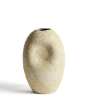 Load image into Gallery viewer, Medira ecru and yellow ceramic vase 32.5cm