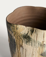 Load image into Gallery viewer, Dirva brown ceramic vase 23cm - image 6