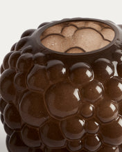 Load image into Gallery viewer, Mure brown glass vase 30cm - image 6