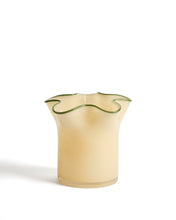 Load image into Gallery viewer, Endasi yellow glass vase 19.5cm