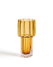 Load image into Gallery viewer, Cristila orange glass vase 30cm