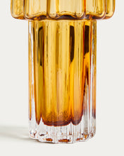 Load image into Gallery viewer, Cristila orange glass vase 30cm - image 7