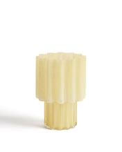 Load image into Gallery viewer, Cristila yellow glass vase 25cm