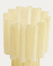 Load image into Gallery viewer, Cristila yellow glass vase 25cm - image 5