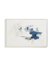 Load image into Gallery viewer, Erale grey and blue hand-painted abstract picture 60 x 90cm - image 2