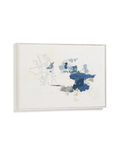 Load image into Gallery viewer, Erale grey and blue hand-painted abstract picture 60 x 90cm - image 3