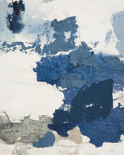 Load image into Gallery viewer, Erale grey and blue hand-painted abstract picture 60 x 90cm - image 6