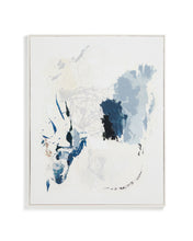 Load image into Gallery viewer, Erale grey and blue hand-painted abstract picture 80 x 100cm