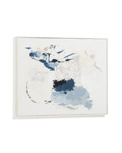 Load image into Gallery viewer, Erale grey and blue hand-painted abstract picture 80 x 100cm - image 2