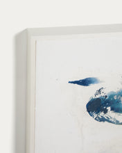 Load image into Gallery viewer, Erale grey and blue hand-painted abstract picture 80 x 100cm - image 3