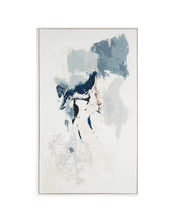 Load image into Gallery viewer, Erale grey and blue hand-painted abstract picture 120 x 200cm