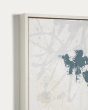 Load image into Gallery viewer, Erale grey and blue hand-painted abstract picture 47 x 182cm - image 4