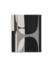 Load image into Gallery viewer, Onure black and white abstract picture 80 x 100cm