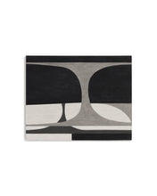 Load image into Gallery viewer, Onure black and white abstract picture 80 x 100cm - image 2