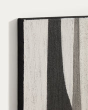Load image into Gallery viewer, Onure black and white abstract picture 80 x 100cm - image 4