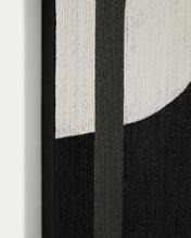 Load image into Gallery viewer, Onure black and white abstract picture 120 x 200cm - image 4