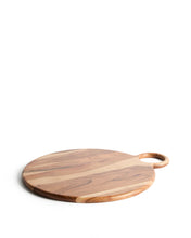 Load image into Gallery viewer, Dalme acacia wood serving board Ø35.5cm