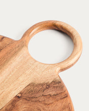 Load image into Gallery viewer, Dalme acacia wood serving board Ø35.5cm - image 3