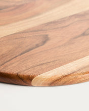 Load image into Gallery viewer, Dalme acacia wood serving board Ø35.5cm - image 4