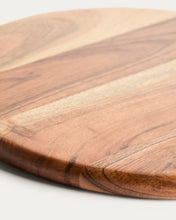 Load image into Gallery viewer, Dalme acacia wood serving board Ø26.5cm - image 4