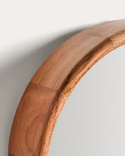 Load image into Gallery viewer, Berale acacia wood mirror Ø30.5cm - image 3