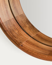 Load image into Gallery viewer, Berale acacia wood mirror Ø30.5cm - image 4