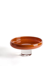 Load image into Gallery viewer, Denuo red glass table centrepiece Ø28cm